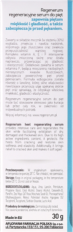 Regenerierendes und feuchtigkeitsspendendes Fußserum für rissige Fersen - Aflofarm Regenerum Serum — Bild N3