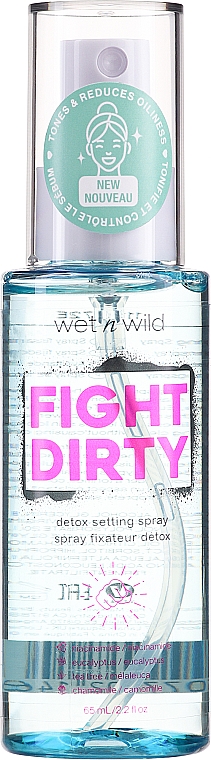 Make-up-Fixierspray - Wet N Wild Fight Dirty Detox Setting Spray — Bild N1