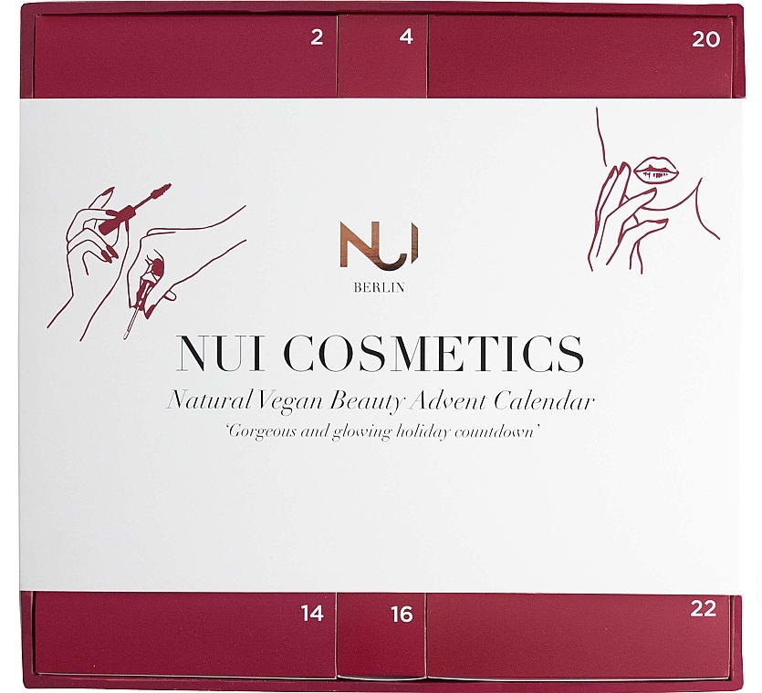 Adventskalender-Set 24 St. - NUI Cosmetics Natural Vegan Beauty Advent Calendar — Bild N2