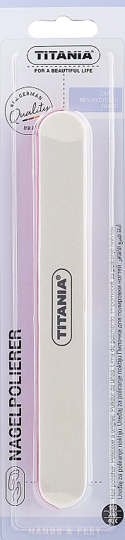 Nagelfeile rot-milchweiß - Titania Nail File — Bild N1