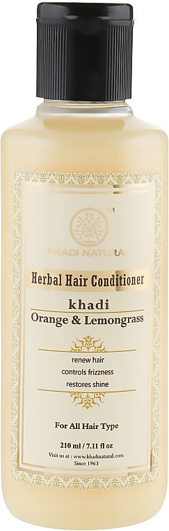 Balsam mit Orange und Zitronengras - Khadi Natural Herbal Orange & Lemongrass Hair Conditioner — Bild N3