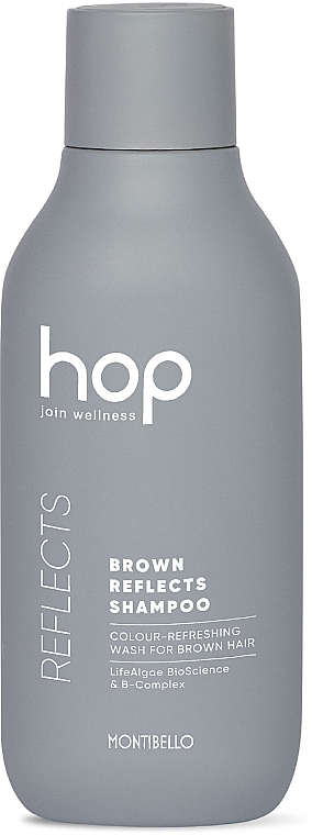 Farbverstärkendes Shampoo für braunes Haar - Montibello HOP Brown Reflects Shampoo — Bild N1