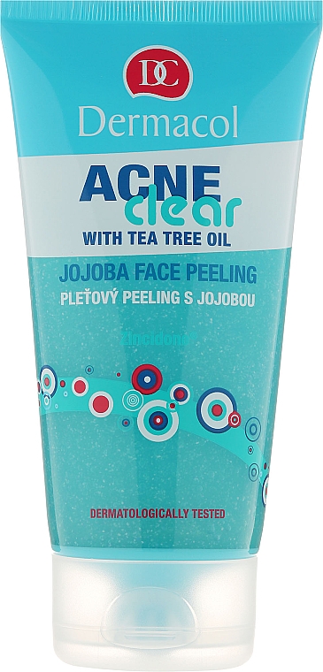 Gesichtspeeling mit Jojoba und Teebaumöl gegen Akne - Dermacol Acne Clear Jojoba Face Peeling — Bild N1