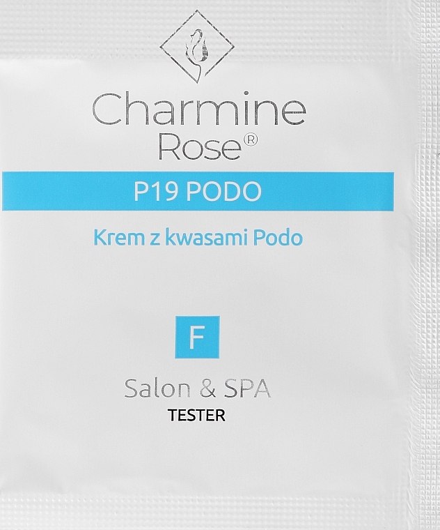 Fußcreme mit Säuren - Charmine Rose Charm Podo P19 (Probe)  — Bild N1