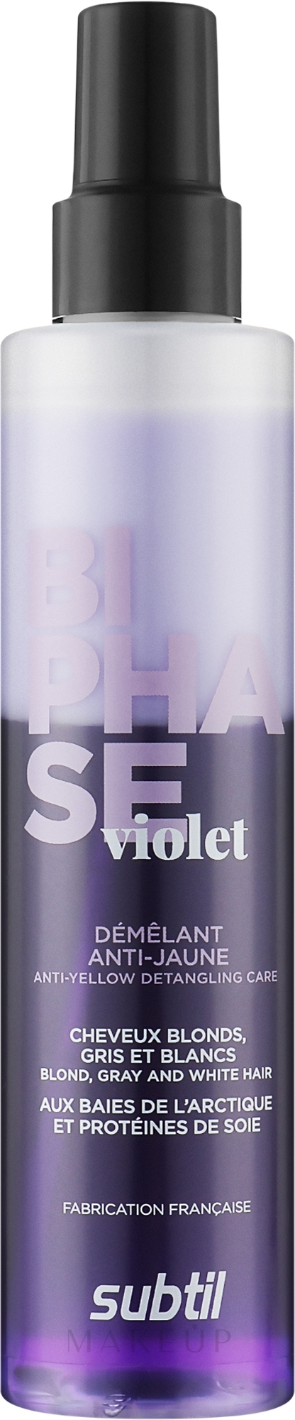 Spray-Conditioner für helles Haar - Laboratoire Ducastel Subtil Biphase Violet — Bild 200 ml
