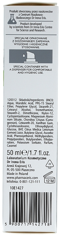 Exfolierende Nachtcreme mit 5% Mandelsäure - Pharmaceris T Sebo-Almond-Peel Exfoliting Night Cream — Bild N3