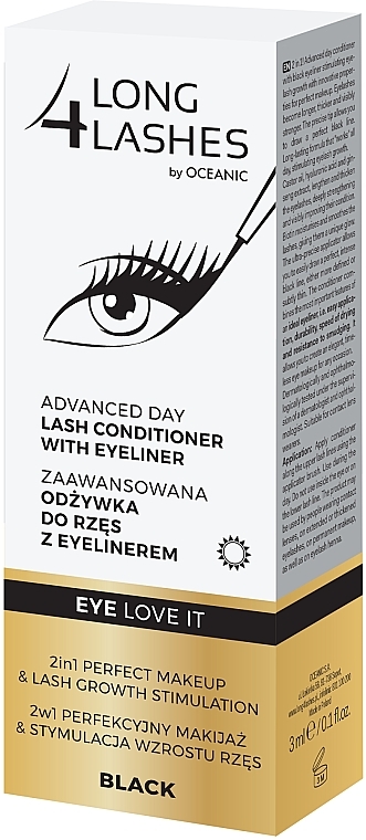 2in1 Wimpern-Conditioner - Long4Lashes Advanced Day Lash Conditioner With Eyeliner — Bild N4