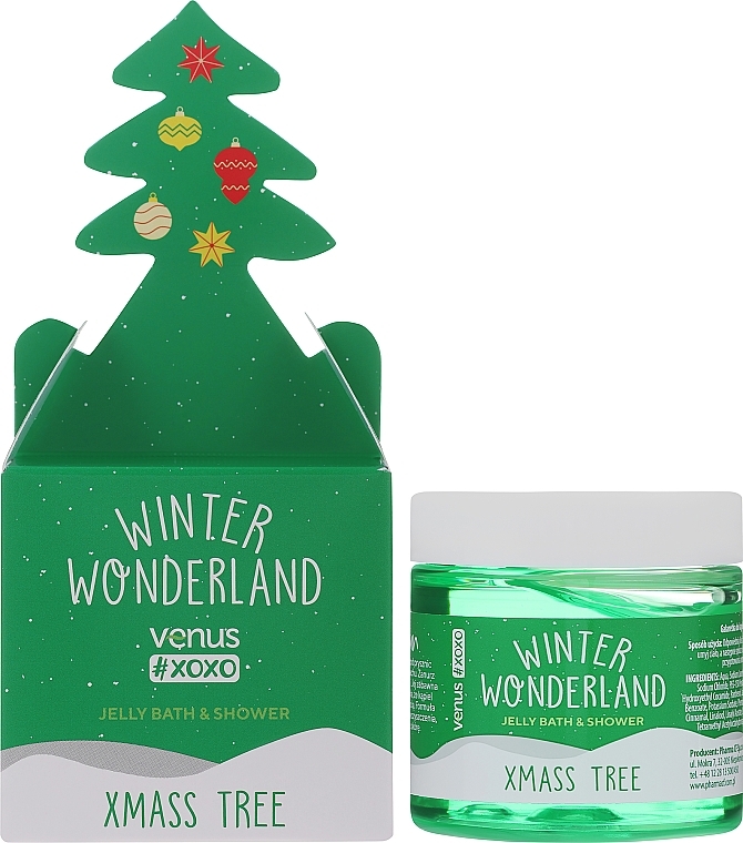 Bade- und Duschgel (Jelly) - Venus Xoxo Winter Wonderland Jelly Bath & Shower Xmas Tree — Bild N2