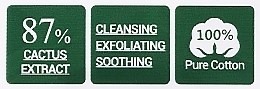 Feuchtigkeitsspendende exfolierende und reinigende Gesichtsmaske-Pads mit Kaktusextrakt - Yadah Cactus Toner Pads Moisturizing — Bild N4