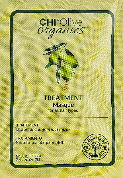 Feuchtigkeitsspendende Maske mit Olivenöl für alle Haartypen - Chi Olive Organics Treatment Masque — Bild N3