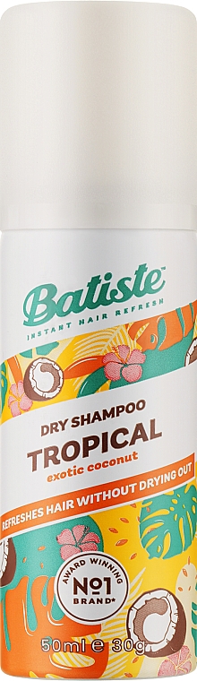 Trockenes Shampoo - Batiste Dry Shampoo Coconut and Exotic Tropical