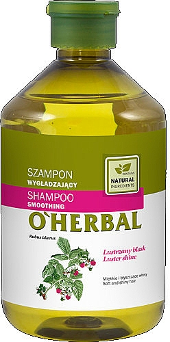Shampoo mit Himbeerextrakt für glatte und glänzende Haare - O'Herbal Smoothing Shampoo — Bild N1