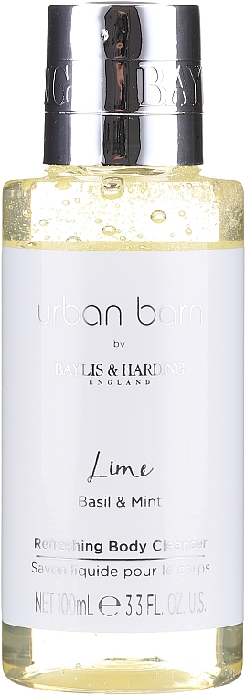 Körperpflegeset - Baylis & Harding Urban Barn Lime, Basil & Mint (Erfrischendes Öl 100ml + Körpercreme 50ml) — Bild N3