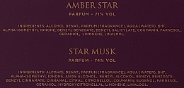 Xerjoff Shooting Stars Amber & Musk - Duftset (Eau de Parfum 50ml + Eau de Parfum 50ml)  — Bild N4