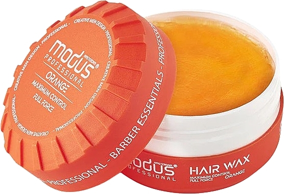 Haarwachs - Modus Professional Hair Wax Orange Maximum Control Full Force  — Bild N1