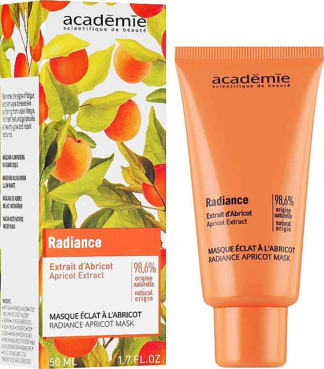 Aprikosen-Gesichtsmaske - Academie Radiance Apricot Mask — Bild N2