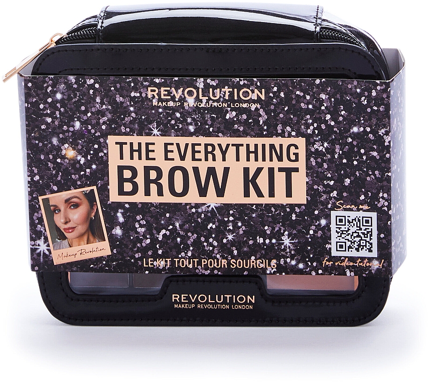 Set 8 St. - Makeup Revolution "The Everything" Brow Kit Gift Set  — Bild N1
