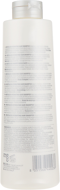 Feuchtigkeitsspendendes Shampoo - Bbcos Kristal Evo Hydrating Hair Shampoo — Bild N2