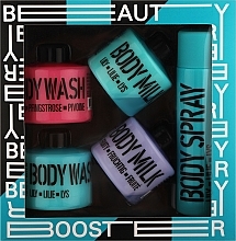 Körperpflegeset - Mades Cosmetics (Duschgel 2x100 ml + Körpermilch 2x100 ml + Körperspray 100ml) — Bild N1