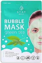 Gesichtsmaske - Stay Well Deep Cleansing Bubble Green Tea — Bild N1