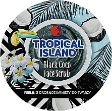 Düfte, Parfümerie und Kosmetik Gesichtspeeling schwarzer Kokos - Marion Tropical Island Black Coco Face Scrub