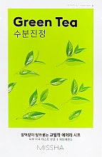 Düfte, Parfümerie und Kosmetik Erfrischende Tuchmaske für das Gesicht mit grünem Tee - Missha Airy Fit Green Tea Sheet Mask