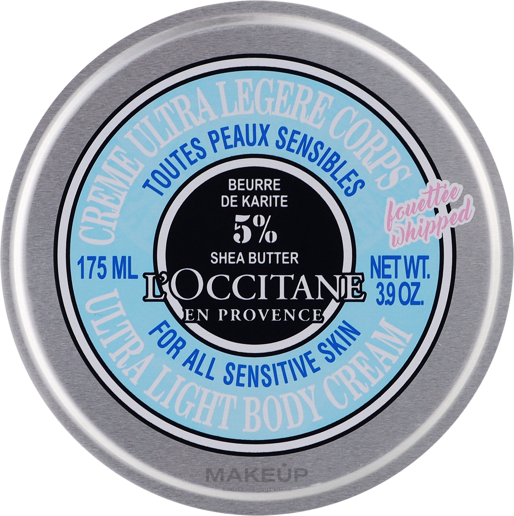 Ultra leichte Körpercreme mit Sheabutter - L'occitane Shea Butter Ultra Light Body Cream — Bild 175 ml