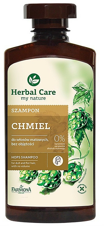 Volumen-Shampoo für feines Haar mit Hopfen - Farmona Herbal Care Hops Shampoo — Bild N1