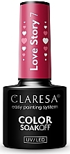 Düfte, Parfümerie und Kosmetik Hybrid-Nagellack - Claresa Color SoakOff UV/LED Love Story