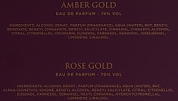 Xerjoff Shooting Stars Amber Gold & Rose Gold - Duftset (Eau de Parfum 50ml + Eau de Parfum 50ml)  — Bild N4