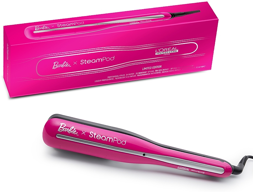 Dampf-Haarglätter - L’Oreal Professionnel SteamPod 3.0 Barbie Limited Edition  — Bild N1