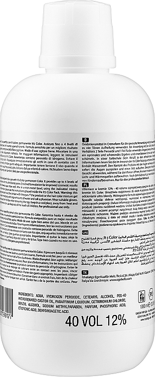 Oxidationsmittel 40 vol 12% - Artego Developer Oxydant — Bild N2
