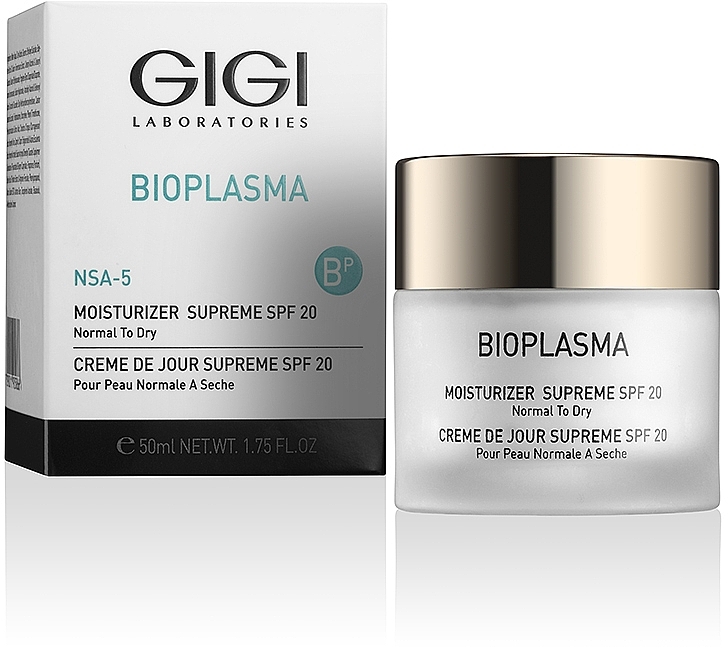 Feuchtigkeitscreme für trockene Haut - Gigi Bioplasma Moist Dry SPF-20 — Bild N2