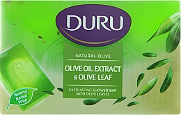 Düfte, Parfümerie und Kosmetik Seife mit Olivenölextrakt und Olivenblätter - Duru Natural Soap