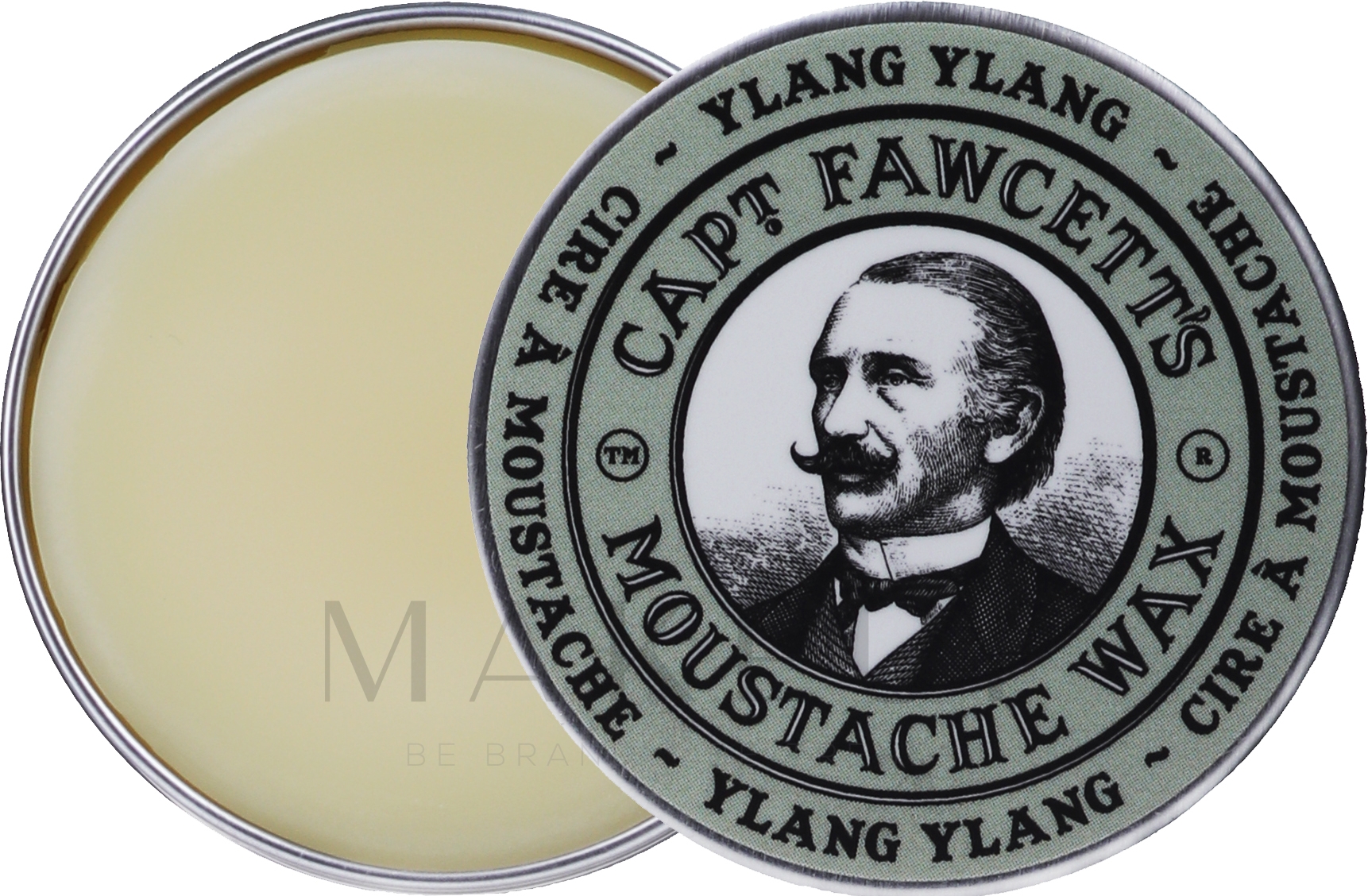 Schnurrbartwachs - Captain Fawcett Ylang Ylang Moustache Wax — Bild 15 ml