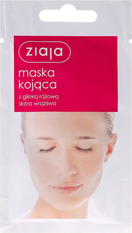 Beruhigende Gesichtsmaske mit Rosa Ton - Ziaja Face Mask