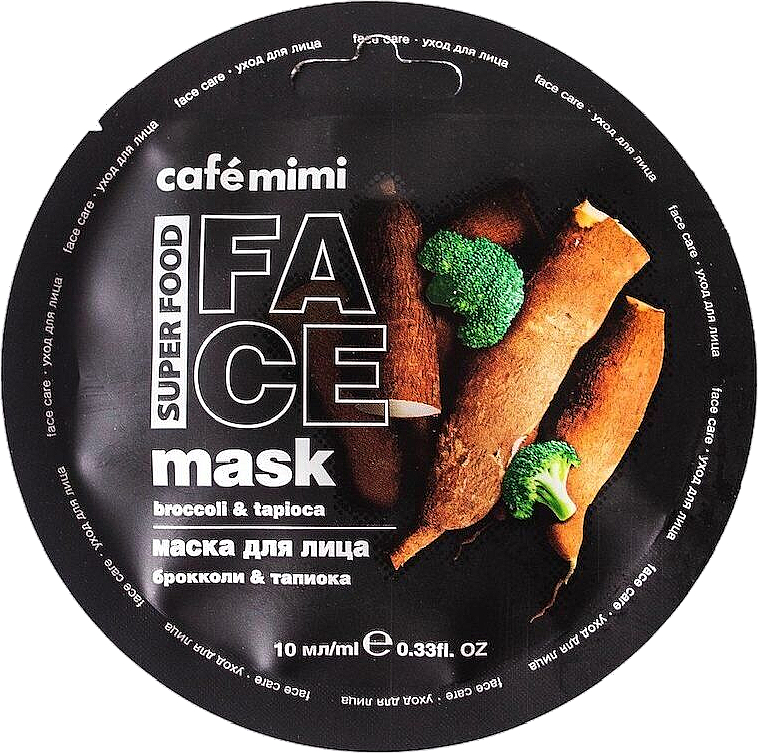 Gesichtsmaske mit Brokkoli und Tapioka - Cafe Mimi Broccoli & Tapioca Face Mask