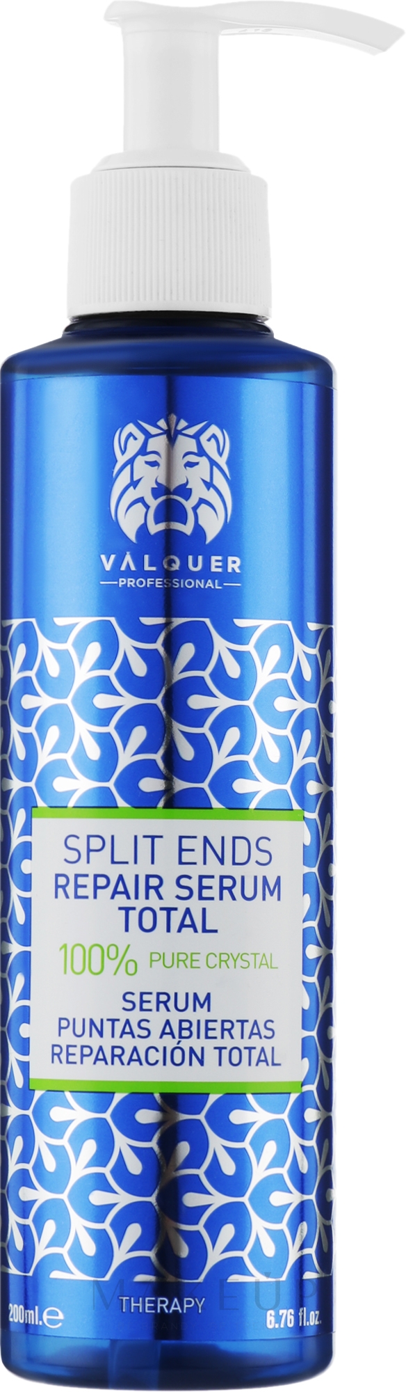 Revitalisierendes Haarserum - Valquer Split Ends Repair Serum Total — Bild 200 ml