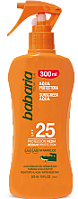 Düfte, Parfümerie und Kosmetik Sonnenschutzspray mit Aloe Vera-Extrakt SPF 25 - Babaria Sunscreen Aqua SPF25 Aloe Vera