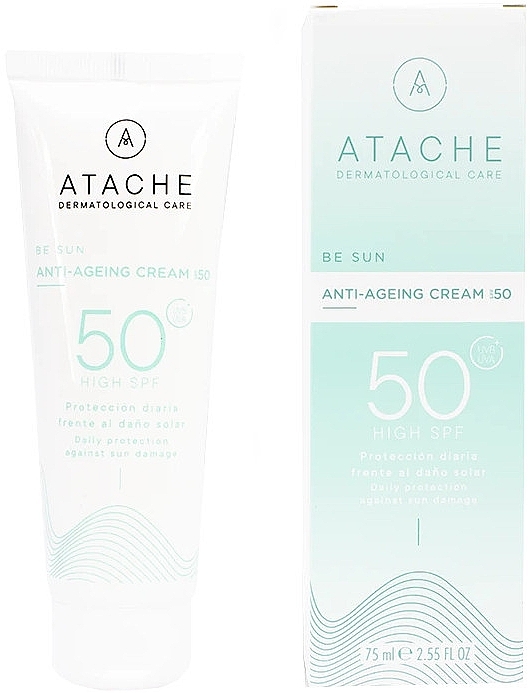 Anti-Aging-Gesichtscreme mit Sonnenschutz - Atache Be Sun Anti-Ageing Cream Spf 50 — Bild N1