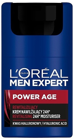 Feuchtigkeitsspendende Gesichtscreme - L'Oreal Paris Men Expert Power Age Revitalizing Moisturizer 24H — Bild N1