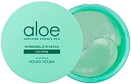 Düfte, Parfümerie und Kosmetik Beruhigende Augenpads mit Aloe-Vera-Extrakt - Holika Holika Aloe Soothing Essence 80% Hydrogel Eye Patch