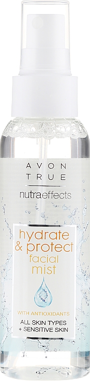 Feuchtigkeitsspendender und schützender Gesichtsnebel für empfindliche Haut - Avon True Nutra Effect Hydrate & Protect Facial Mist — Bild N2