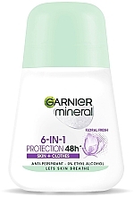 Düfte, Parfümerie und Kosmetik Deo Roll-on Antitranspirant - Garnier Mineral Women Roll On Protection 6 Floral Fresh