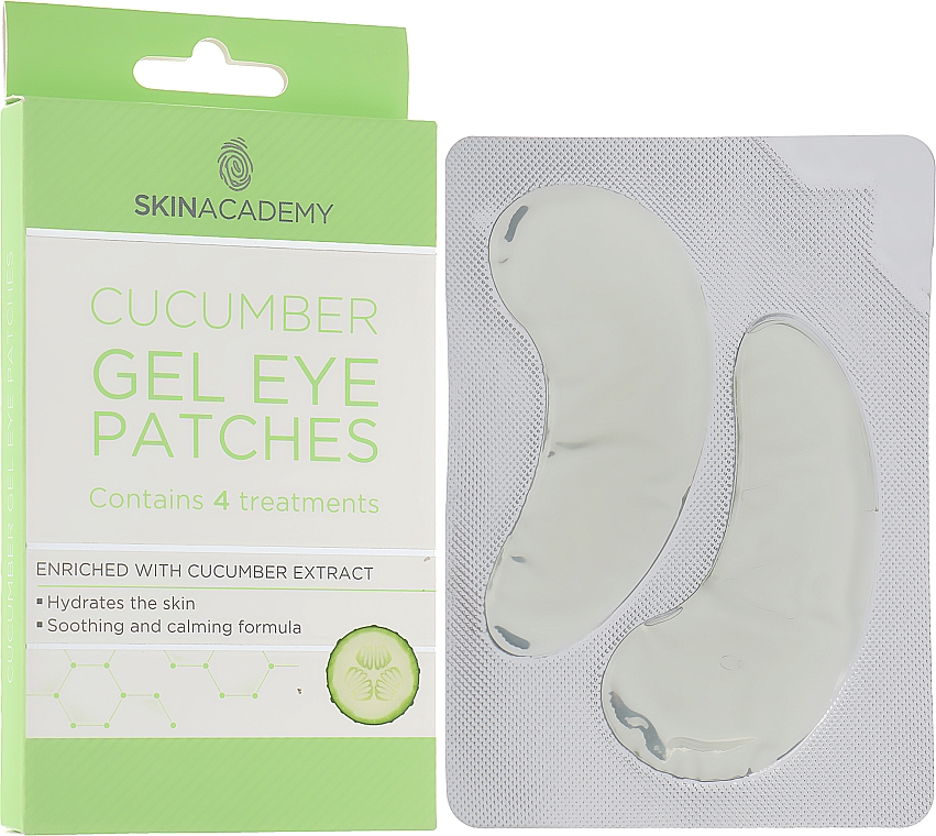 Augenpatches - Skin Academy Cucumber GEL Eye Patches — Bild N1