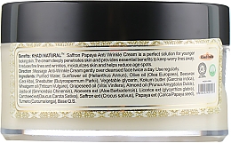 Anti-Aging-Creme gegen Pigmentflecken - Khadi Natural Saffron & Papaya Anti Wrinkle Cream — Bild N2