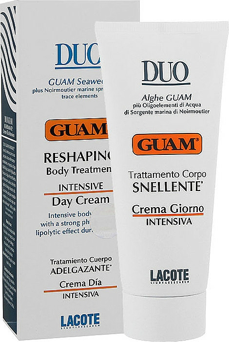 Intensive Körpercreme gegen Cellulite und Fettdepots für den Tag - Guam Duo Reshaping Body Trearment Day Cream — Bild N1