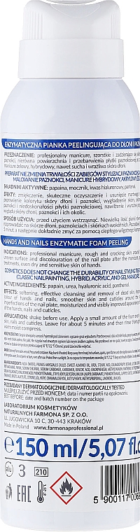 Enzymatisches Hand- und Nagelschaum - Farmona Professional Hands and Nails Artist Enzymatic Foam Peeling — Bild N2