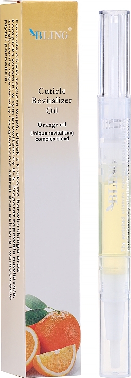 Nagelhautöl mit Orange - Bling Nails Cuticle Revitalizer Oil Orange Oil — Bild N1