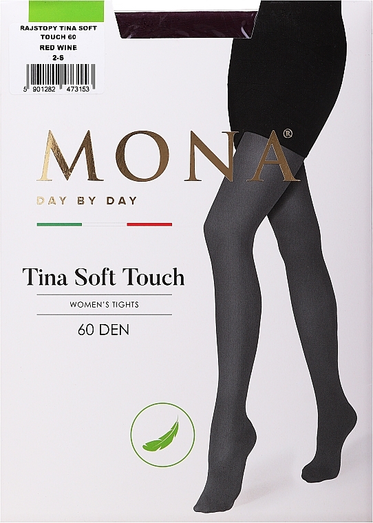 Strumpfhose für Damen Tina Soft Touch 60 Den red wine - MONA — Bild N1